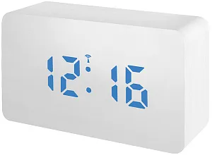 Часы Bresser MyTime W Color LED Blue, белые, изображение 1