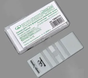 Камера Горяева МиниМед для счета форменных элементов крови, изображение 1