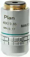 Объектив 40х/0,65 Plan Л беск/0,17 для микроскопа Микромед-3 ЛЮМ