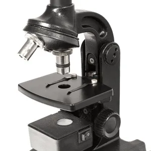 Микроскоп «Юннат 2П-1», черный, с подсветкой, изображение 3