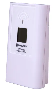 Метеостанция (настенные часы) Bresser TemeoTrend JC LCD с радиоуправлением, черная, изображение 8