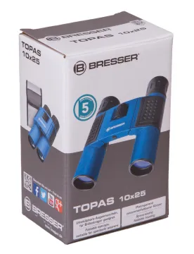 Бинокль Bresser Topas 10x25 Yellow, изображение 8