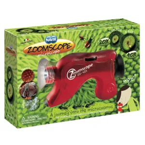 Микроскоп детский портативный Navir «Зумскоп» 20–40x, с подсветкой, прозрачный, изображение 4