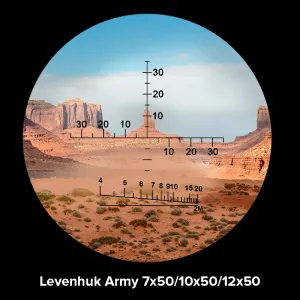 Бинокль Levenhuk Army 10x50 с сеткой, изображение 4