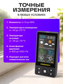 Метеостанция Ermenrich Report WR50, изображение 14