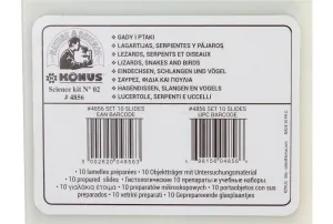 Набор микропрепаратов Konus 10: «Ящерицы, змеи и птицы», изображение 7