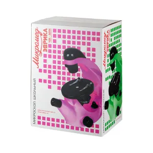 Микроскоп инвертированный Микромед «Эврика» 40–320х, фуксия, изображение 8