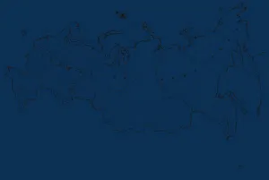 Карта Российской Федерации, светящаяся в темноте, настенная, сувенирное издание, в тубусе, изображение 3