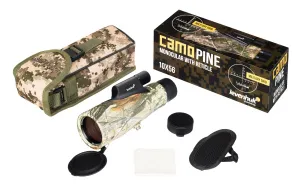Монокуляр камуфляжный Levenhuk Camo Pine 10x56 с сеткой, изображение 4