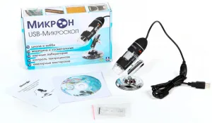 Цифровой USB-микроскоп SITITEK «Микрон-400» 400x, 2Мпикс, LED, изображение 2