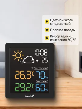 Термогигрометр Levenhuk Wezzer BASE L80, изображение 14