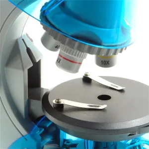 Микроскоп Микромед «Атом» 40–640x, лазурь, изображение 5