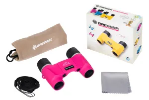 Бинокль детский Bresser Junior 6x18 FF, розовый, изображение 2