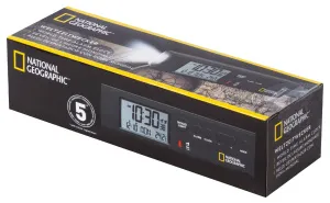 Часы Bresser World Time с термометром и фонариком, изображение 9