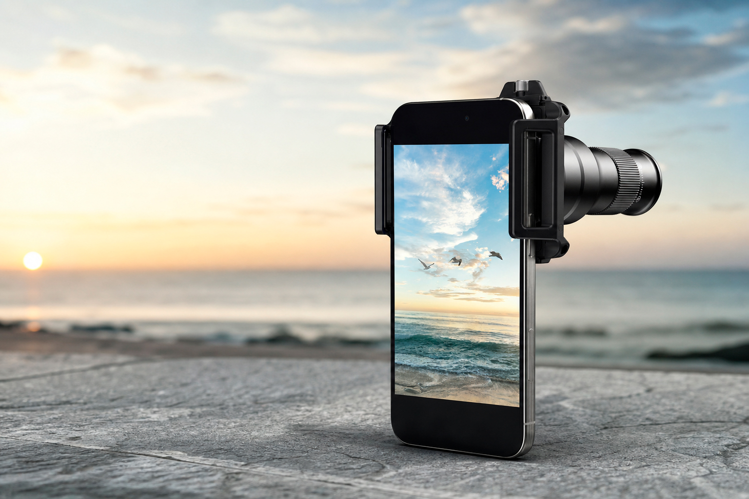 Телеобъектив и макрообъектив для смартфона Levenhuk Kelvin TLC25 Телеобъектив и макрообъектив для смартфона Levenhuk Kelvin TLC25